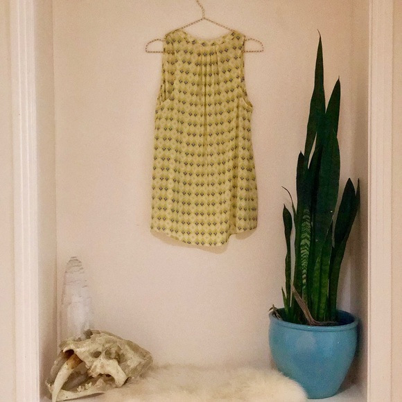 Joie Acid Lime Silk tank top - Picture 8 of 8